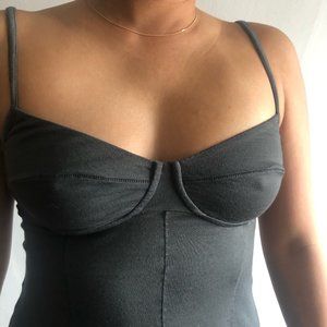 Wilfred Bustier Tank Top - Grey